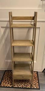 Houten plantentrap/kastje met lade - 120cm hoog, Ophalen, Gebruikt