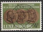 Luxemburg 1975 909 Schuman, Martino, Spaak, Gest, Verzenden, Luxemburg, Gestempeld
