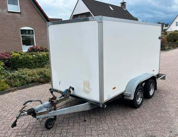 Hapert dichte aanhanger met klep 300x150x150 2000lg geremd beschikbaar voor biedingen