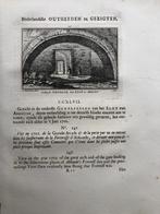 247 / Abcoude de onderste gewelven van het Slot 1732, Antiek en Kunst, Kunst | Etsen en Gravures, Ophalen of Verzenden