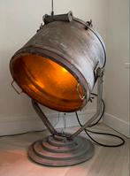 Robuuste vloerlamp / maritiem zoeklicht, Huis en Inrichting, Ophalen, Gebruikt, Minder dan 100 cm, Metaal