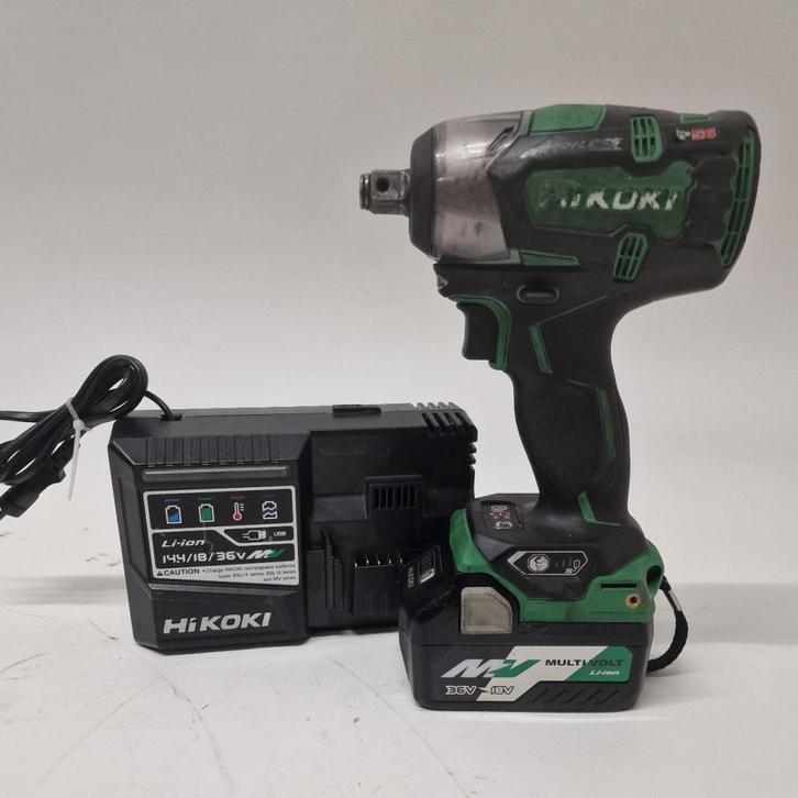Hikoki WR18DBDL2 18v Slagmoeraanzetter Set | Nette staat, Doe-het-zelf en Verbouw, Gereedschap | Boormachines, Zo goed als nieuw