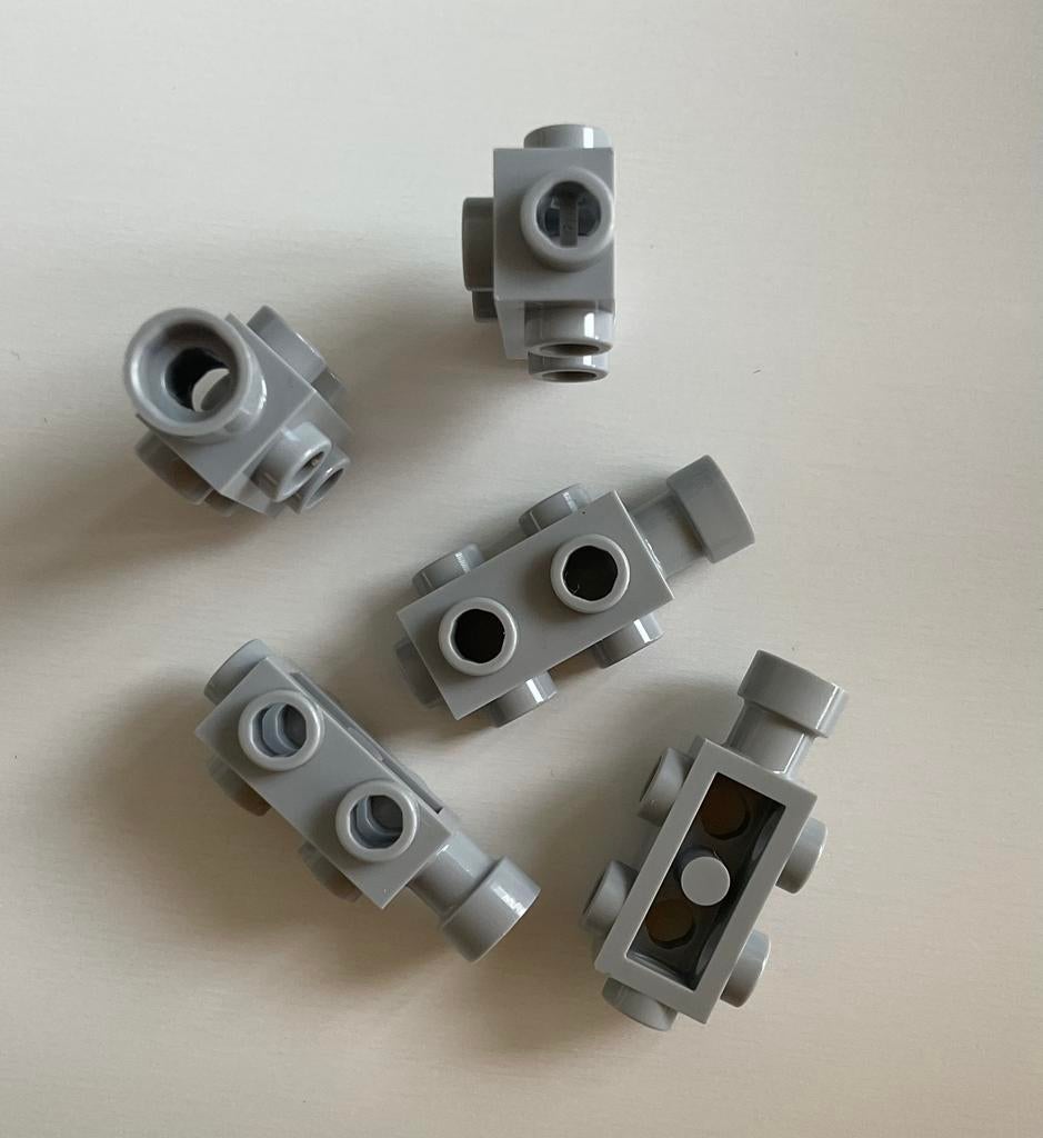 Lego 5 space steen 1x2x 2/3 licht grijs, Kinderen en Baby's, Speelgoed | Duplo en Lego, Ophalen of Verzenden, Nieuw, Losse stenen
