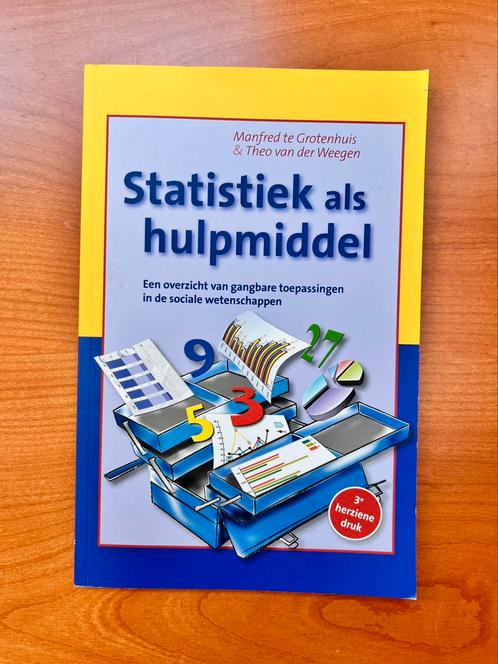 Statistiek als hulpmiddel/ZGAN/3e herz.druk/Theo v/d Weegen, Boeken, Wetenschap, Zo goed als nieuw, Sociale wetenschap, Ophalen of Verzenden