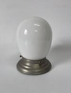 Vintage Gispen Giso Druppel opaalglas plafondlamp wit, Ophalen of Verzenden, Zo goed als nieuw, Glas, Art deco