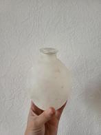 Dutz vaasje mat wit, Ophalen of Verzenden, Wit, Glas, Minder dan 50 cm