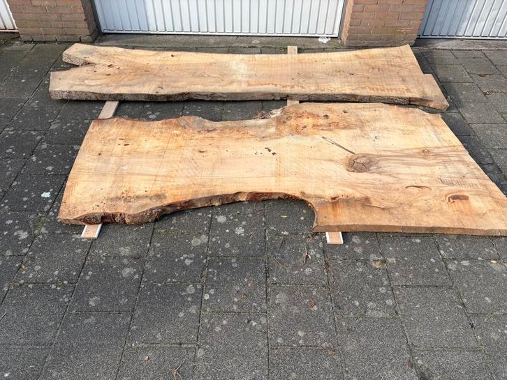 Boomstam bladen, Doe-het-zelf en Verbouw, Hout en Planken, Zo goed als nieuw, Plank, Overige houtsoorten, Minder dan 200 cm, 50 mm of meer