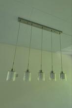 Plafondlamp 5 hanglamp dimbaar, Ophalen, Zo goed als nieuw, Glas, 50 tot 75 cm
