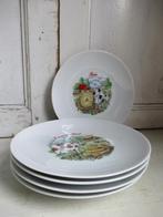 ~ 5 Franse (kaas) bordjes, bricbracbrocante ~, Ophalen of Verzenden, Zo goed als nieuw, Bord(en), Overige stijlen