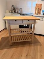 Förhöja roltafel ikea berken, Ophalen, Zo goed als nieuw, 25 tot 50 cm, Rechthoekig