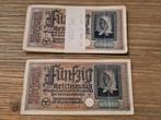 Bundel 23x 50 Reichsmark Duitsland Tweede Wereldoorlog, Overige soorten, Duitsland, Ophalen of Verzenden