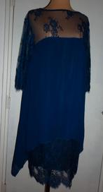 jurkje met veel kant  maat: large, Blauw, Maat 42/44 (L), Ophalen of Verzenden, Zo goed als nieuw