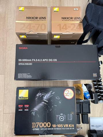 Nikon D7000 full set beschikbaar voor biedingen
