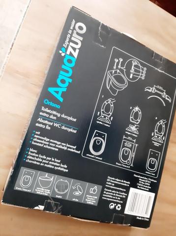 toiletzitting Aquazuro ortona D-vorm duuraplast Wit beschikbaar voor biedingen