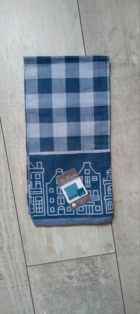 Keukendoek/ theedoek nieuw!, Huis en Inrichting, Keuken | Textiel, Nieuw, Theedoek of Handdoek, Blauw, Ophalen of Verzenden