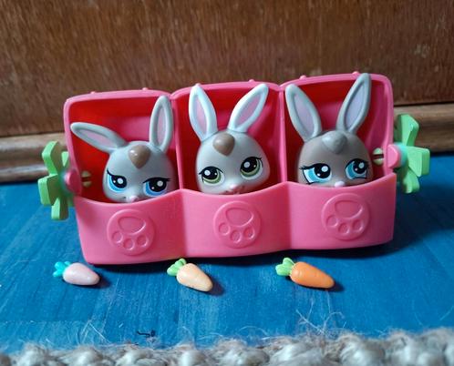 Lps triplet bunnies #1332 #1333 #1334, Verzamelen, Poppetjes en Figuurtjes, Zo goed als nieuw, Ophalen of Verzenden