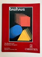 CHRISTIES catalogus BAUHAUS Brandt Wagenfeld Gropius Breuer, Gelezen, Ophalen of Verzenden, Overige onderwerpen