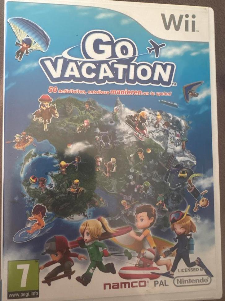 Go Vacation - Wii - Avontuurlijk Spel!, Spelcomputers en Games, Games | Nintendo Wii, Gebruikt, Avontuur en Actie, 3 spelers of meer