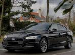 Audi A5 35 Tfsi 150pk S Tronic 2019 BLACK EDITION, Auto's, Audi, Zwart, 4 cilinders, 1984 cc, Leder en Stof
