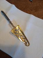 Antieke Taartschep, fraai uitgezaagd en verguld, Antiek en Kunst, Antiek | Bestek, Ophalen of Verzenden