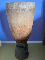Te koop originele afrikaanse trommel uit Sierra Leone, Ophalen, Gebruikt, Trommel