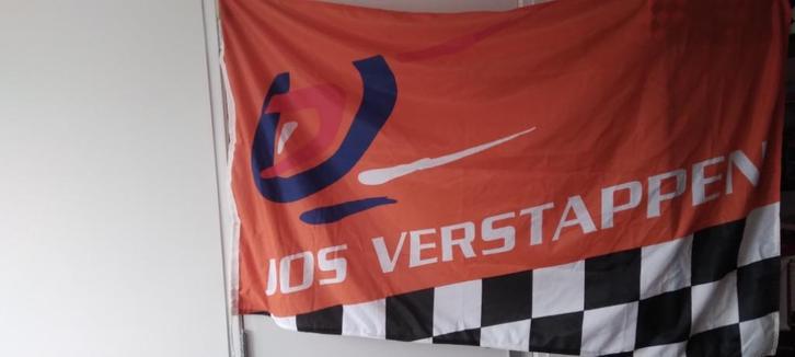 jos verstappen vlaggen ( vader max verstappen ), Verzamelen, Automerken, Motoren en Formule 1, Zo goed als nieuw, Formule 1, Ophalen of Verzenden