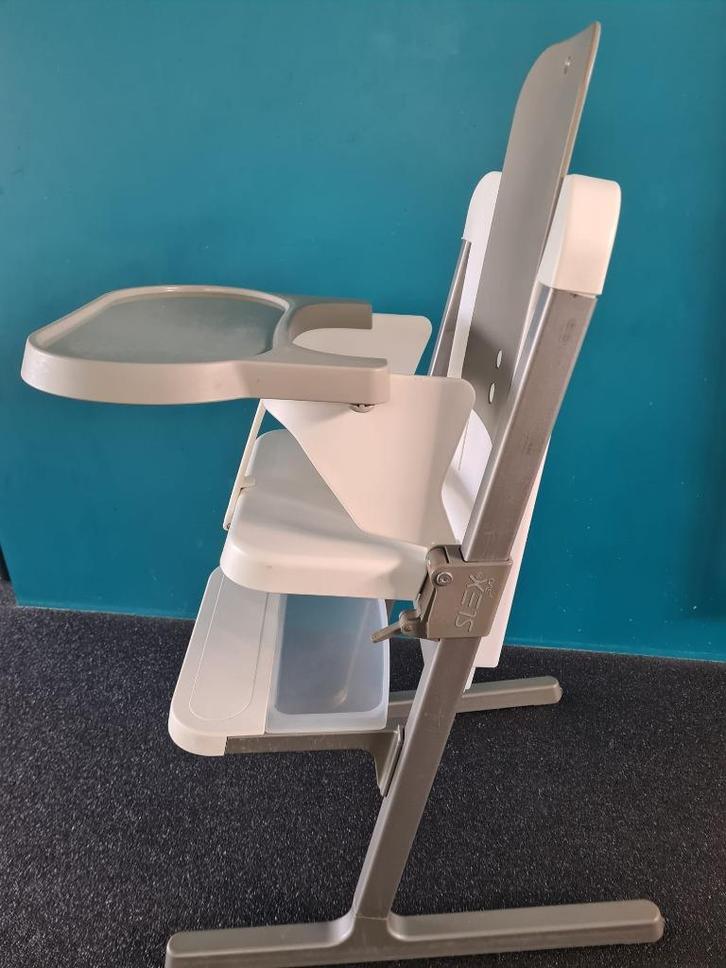 Verstelbare Kindereetstoel - Brevi Slex Evo, Kinderen en Baby's, Kinderstoelen, Gebruikt, Meegroeistoel, Aanschuifbaar, Afneembaar eetblad