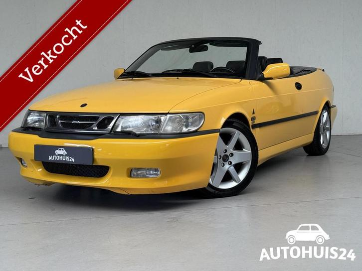Saab 9-3 Cabrio Monte Carlo Yellow NL-AUTO! VIGGEN LOOK, Auto's, Saab, Bedrijf, Saab 9-3, ABS, Airbags, Airconditioning, Alarm