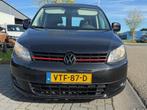 Volkswagen Caddy Bestel LEER,STOEL VERW.19 INCH VERLAAGD 1.6, Auto's, Gebruikt, Zwart, 4 cilinders, Volkswagen