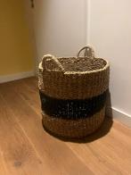 Loods 5 XL rieten mand 100% zeegras, Huis en Inrichting, Woonaccessoires | Schalen en Manden, Gebruikt, Mand, Rond, Ophalen of Verzenden