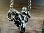 Heren Vintage Gothic Ram Skull Hanger Ketting, Modieuze Zink, Overige materialen, Overige voorstellingen, Nieuw, Ophalen of Verzenden