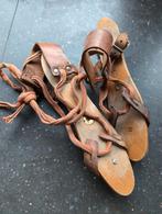 Brocante oude houten schaatsen, Ophalen of Verzenden