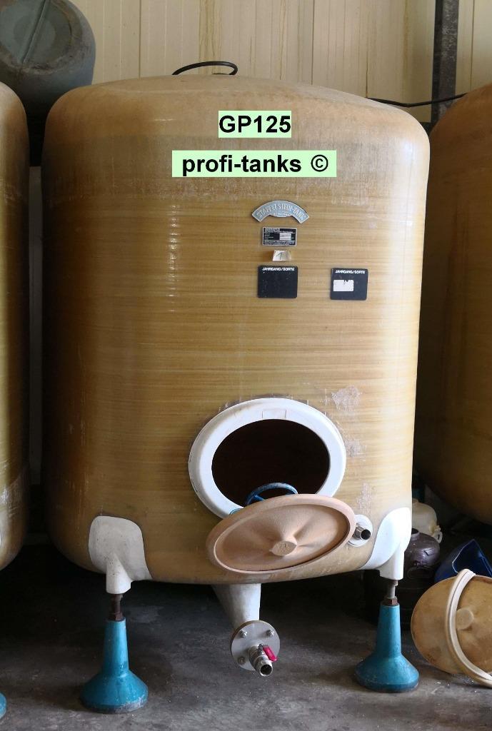 P125 opslagtank 5000 L GFK tank polyestertank watertank vat, Tuin en Terras, Regentonnen, Gebruikt, Kunststof, 150 liter of meer