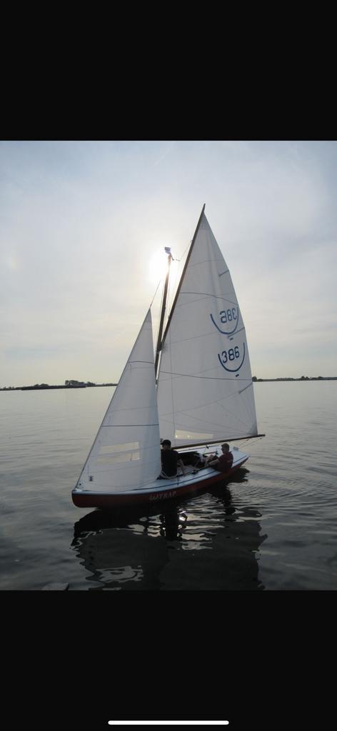 Bm 16 m2, Watersport en Boten, Zeilen en Zeiltoebehoren, Zo goed als nieuw, Minder dan 15 m², Ophalen of Verzenden