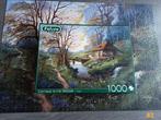Puzzel 1000 stukjes compleet Falcon Cottage in the Woods, Ophalen of Verzenden, 500 t/m 1500 stukjes, Zo goed als nieuw, Legpuzzel