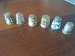 Vintage vingerhoedjes 6, Ophalen of Verzenden, Gebruikt, Zilver