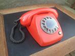 T65 PTT Robijn telefoontoestel draaischijf telefoon rood, Telecommunicatie, Vaste telefoons | Niet Draadloos, Met draaischijf