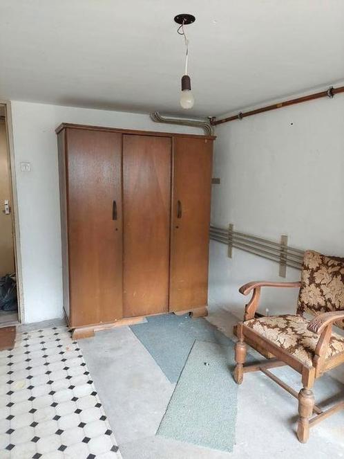 stevige houten linnenkast, Huis en Inrichting, Kasten | Kledingkasten, Gebruikt, 200 cm of meer, 25 tot 50 cm, Ophalen
