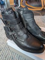 Nubikk Sia Buckle leren bikerboots mt 40 (40,5), Ophalen of Verzenden, Nieuw, Zwart