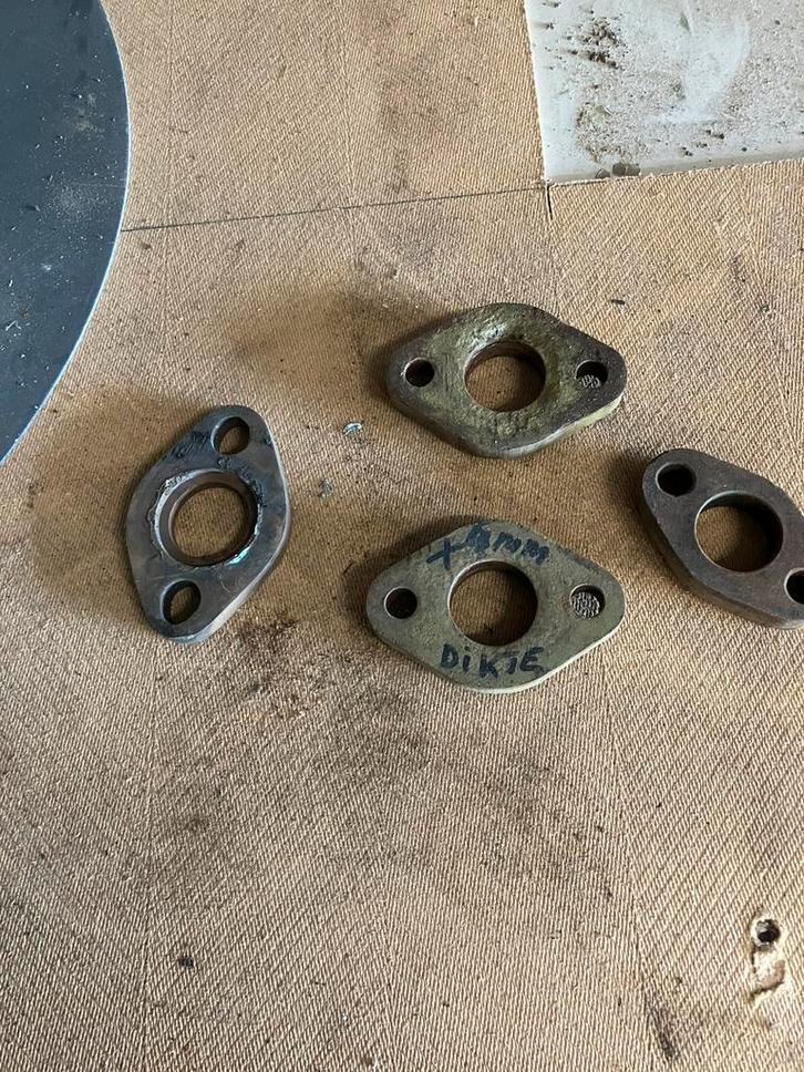 5 flenzen van Kromhout motor., Antiek en Kunst, Antiek | Gereedschap en Instrumenten, Ophalen