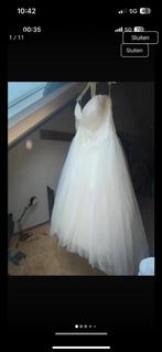 Trouwjurk, Ophalen, Zo goed als nieuw, Wit, Trouwjurk