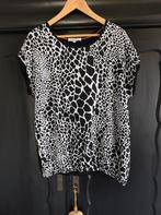 Enjoy top maat XL zwart met witte patronen, Ophalen of Verzenden, Zo goed als nieuw, Maat 46/48 (XL) of groter, Zwart