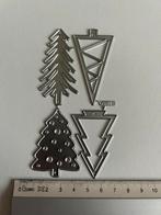 Snijmal 4 kerstbomen, Hobby en Vrije tijd, Kaarten | Zelf maken, Ophalen of Verzenden, Nieuw, Kerst, Pons of Mal