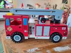 Houten Brandweerauto Speelgoed, Kinderen en Baby's, Speelgoed | Houten speelgoed, Ophalen of Verzenden, Gebruikt, Duw- of Trekspeelgoed