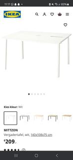 MITTZON bureau ikea Wit, Ophalen of Verzenden, Zo goed als nieuw, Bureau