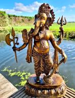 GANESHA BEELD MET KNOTS 49 CM (10 KG)!, Ophalen of Verzenden, Nieuw, Beeld(je), Hindoeïsme