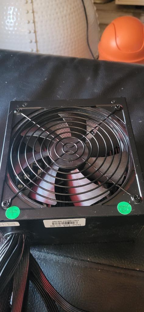 Argus Inter-Tech GPS-800 voeding 800 watt ZGAN, Computers en Software, Interne voedingen, Zo goed als nieuw, Ophalen of Verzenden