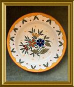 Oud handgeschilderd platelen bord: Plazuid plateel Gouda, Ophalen of Verzenden