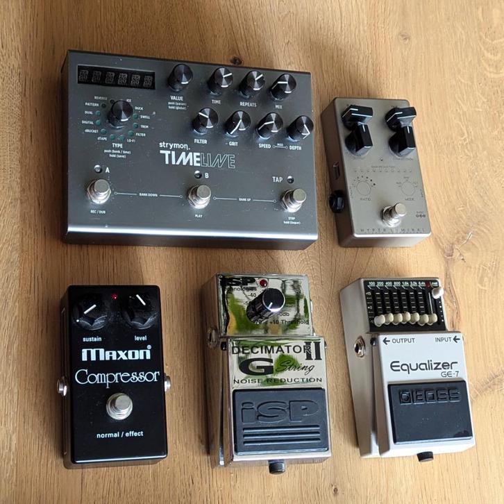 High-End Gitaarpedalen – ISP, Darkglass, Carl Martin, Maxon, Muziek en Instrumenten, Effecten, Zo goed als nieuw, Delay of Echo