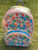 Leuke Transparante Rugzak met Stickers, Ophalen of Verzenden, Gebruikt, Overige kleuren